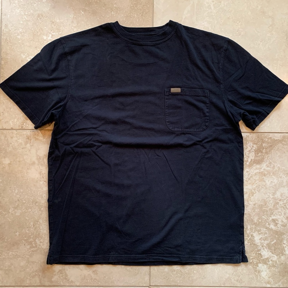 Pendleton black short sleeve pocket t-shirt size Large